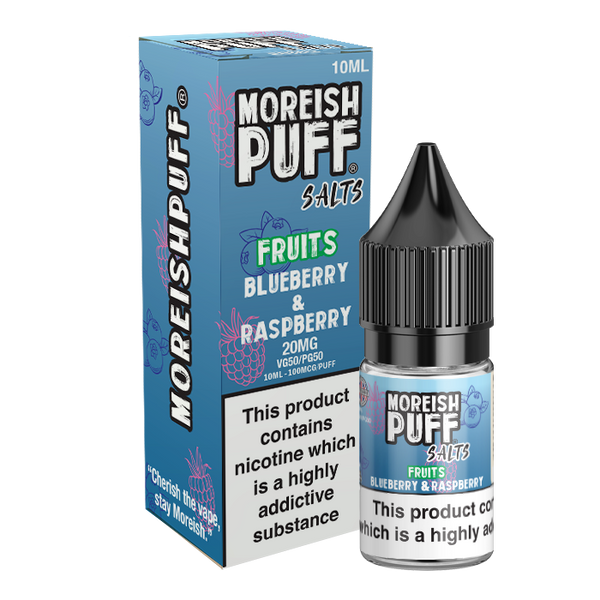 Moreish Puff Fruits Blueberry & Raspberry 10ml Nic Salt