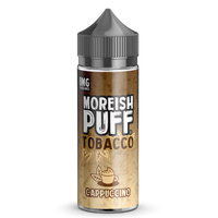 Moreish Puff Tobacco: Cappuccino Tobacco 0mg 100ml Shortfill E-Liquid
