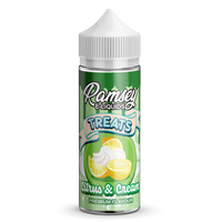 Ramsey E-Liquids Treats Citrus & Cream 0mg 100ml Shortfill E-Liquid