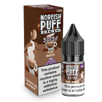 Moreish Puff Brewed 50/50: Flat White 10ml E-Liquid