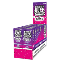 Moreish Puff Candy Drops 50/50: Grape and Strawberry Candy Drops 10ml E-Liquid 3mg PACK OF 12