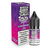 Moreish Puff Candy Drops 50/50: Grape and Strawberry Candy Drops 10ml E-Liquid 3mg