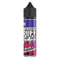 Moreish Puff Candy Drops: Grape & Strawberry Candy Drops 0mg 50ml Shortfill E-Liquid