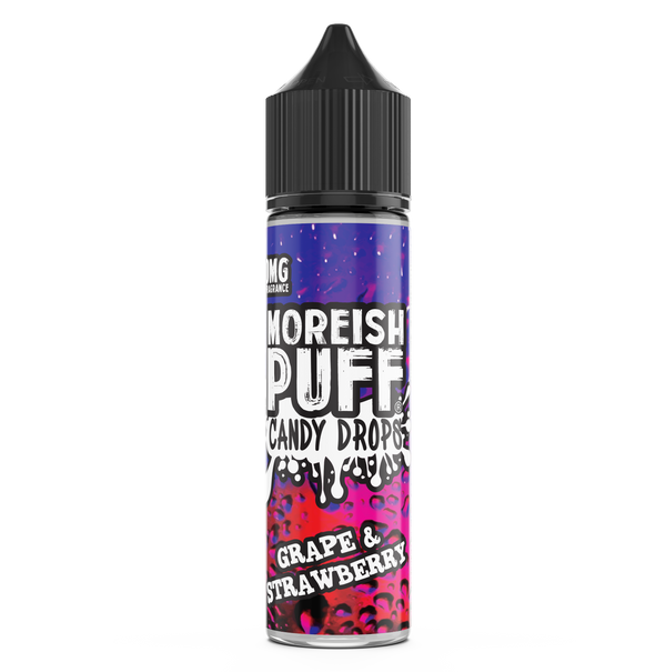 Moreish Puff Candy Drops: Grape & Strawberry Candy Drops 0mg 50ml Shortfill E-Liquid