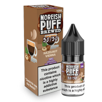 Moreish Puff Brewed 50/50: Hazelnut Vienna 10ml E-Liquid