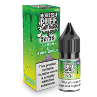 Moreish Puff Candy Drops 50/50: Lemon and Sour Apple Candy Drops 10ml E-Liquid 3mg