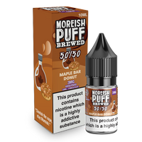 Moreish Puff Brewed 50/50: Maple Bar Donut 10ml E-Liquid