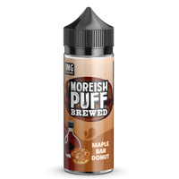 Moreish Puff Brewed Maple Bar Donut 0mg 100ml Shortfill E-Liquid
