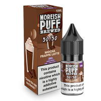 Moreish Puff Brewed 50/50: Mocha Frappe Latte 10ml E-Liquid
