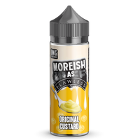 Moreish As Flawless Original Custard 0mg 100ml Shortfill E-Liquid
