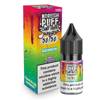 Moreish Puff Candy Drops 50/50: Rainbow Candy Drops 10ml E-Liquid