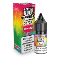 Moreish Puff Sherbet 50/50: Rainbow Sherbet 10ml E-Liquid