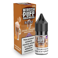 Moreish Puff Brewed 50/50: Salted Caramel Macchiato 10ml E-Liquid