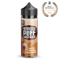 Moreish Puff Brewed Salted Caramel Macchiato 0mg 100ml Shortfill E-Liquid