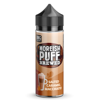 Moreish Puff Brewed Salted Caramel Macchiato 0mg 100ml Shortfill E-Liquid