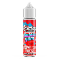 Ramsey E-Liquids Bubblegum: Strawberry Bubba 0mg 50ml Shortfill E-Liquid
