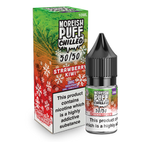 Moreish Puff Chilled 50/50: Strawberry and Kiwi Chilled 10ml E-Liquid