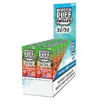 Moreish Puff Chilled 50/50: Strawberry and Kiwi Chilled 10ml E-Liquid