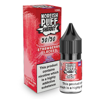 Moreish Puff Sherbet 50/50: Strawberry Laces Sherbet 10ml E-Liquid