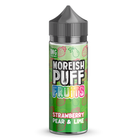 Strawberry, Pear & Lime by Moreish Puff Fruits 100ml Shortfill