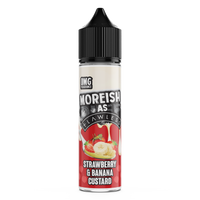 Moreish As Flawless Strawberry Banana Custard 0mg 50ml Shortfill E-Liquid