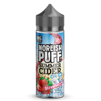 Moreish Puff Summer Cider On Ice: Strawberry 0mg 100ml Shortfill E-Liquid