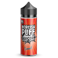 Moreish Puff Popcorn: Sweet Popcorn 0mg 100ml Shortfill E-Liquid