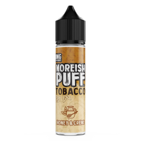 Moreish Puff Tobacco: Honey and Cream Tobacco 0mg 50ml Shortfill E-Liquid