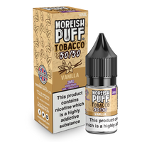 Moreish Puff Tobacco 50/50: Vanilla Tobacco 10ml E-Liquid