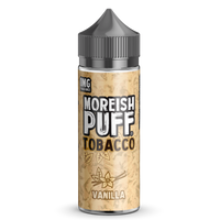 Moreish Puff Tobacco: Vanilla Tobacco 0mg 100ml Shortfill E-Liquid