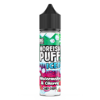 Moreish Puff Iced Watermelon & Cherry Candy Drops 0mg 50ml Shortfill E-Liquid