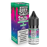 Moreish Puff Candy Drops 50/50: Watermelon and Cherry Candy Drops 10ml E-Liquid 3mg