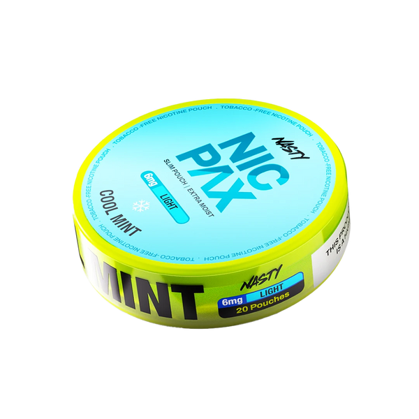 Nasty Nic Pax Cool Mint Nicotine Pouches