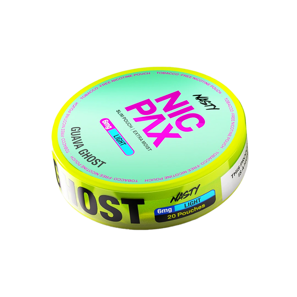 Nasty Nic Pax Guava Ghost Nicotine Pouches
