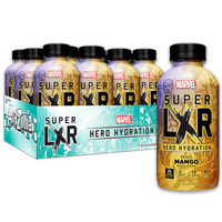 AriZona x Marvel Super LXR Hydration Drink - Peach Mango - 12 Bottles (Box of 12)