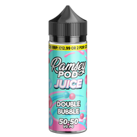 Ramsey Pod Juice Double Bubble 0mg 100ml Short Fill E-Liquid - Non Price Marked