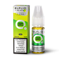 ELFLIQ Official Elf Bar Nic Salt 10ml Sour Apple