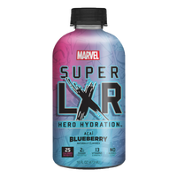AriZona x Marvel Super LXR Hydration Drink - Acai Blueberry - 1 Bottle (475ml)