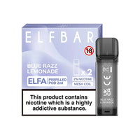 Elf Bar Elfa Prefilled Pods 2pcs - Blue Razz Lemonade