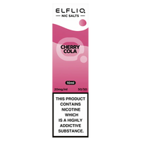 ELFLIQ Official Elf Bar Nic Salt 10ml Cherry Cola 10mg