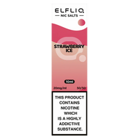 ELFLIQ Official Elf Bar Nic Salt 10ml Strawberry Ice 10mg