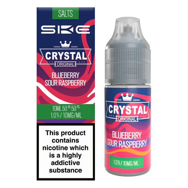 SKE Crystal Original Salts Blueberry Sour Raspberry 10ml - 20mg