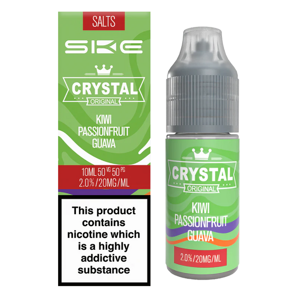 SKE Crystal Original Salts Kiwi Passionfruit Guava 10ml - 20mg